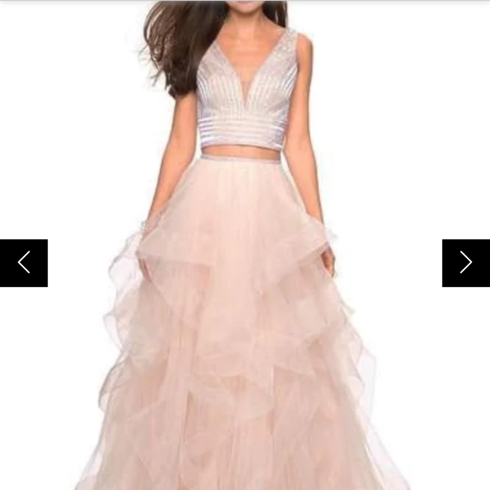 Gorgeous Two-piece La Femme Gown
